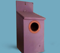 POST BOX TYPE BIRD HOUSE